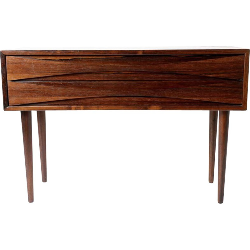 Vintage rosewood chest of drawers by Arne Vodder Danish 1960