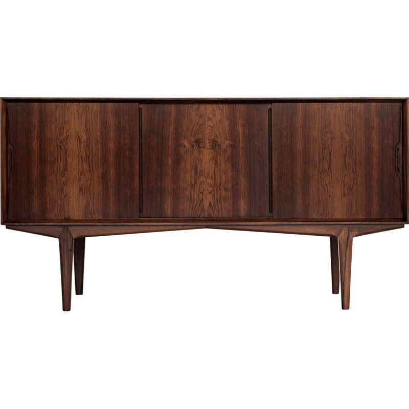 Vintage rosewood highboard by Rosengren Hansen, Denmark 1960