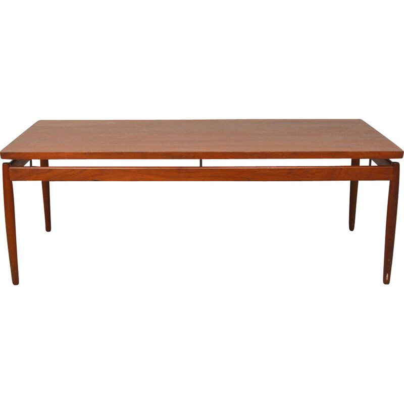 Vintage teak coffee table by Grete Jalk for France & Son, Denmark 1960