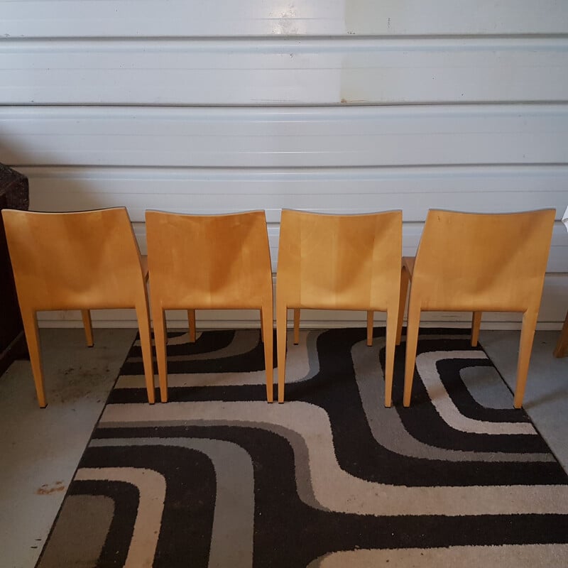 Set of 8 vintage chairs laleggera Alias 1990s