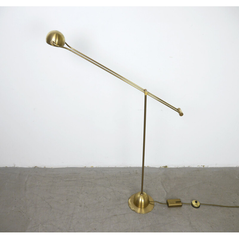 Vintage Adjustable Floor Lamp from Hustadt Leuchten Germany 1970s