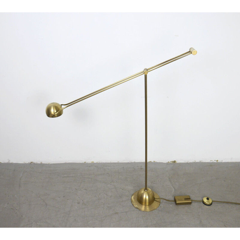 Vintage Adjustable Floor Lamp from Hustadt Leuchten Germany 1970s