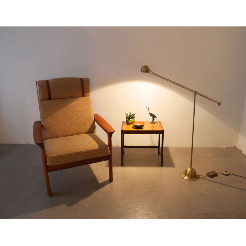 Vintage Adjustable Floor Lamp from Hustadt Leuchten Germany 1970s