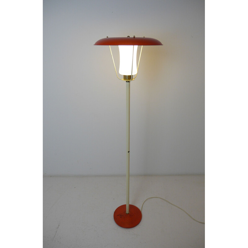 Vintage paddestoel vloerlamp Duitsland 1950