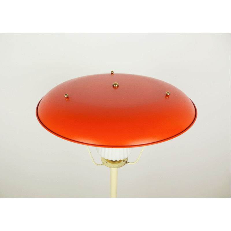 Vintage paddestoel vloerlamp Duitsland 1950