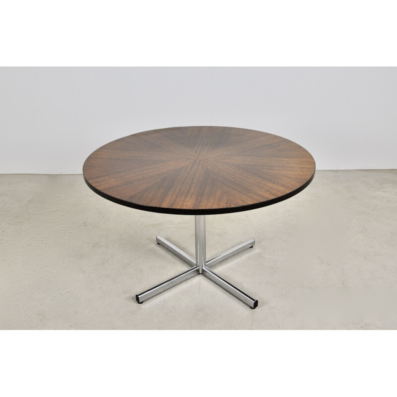 Vintage Round Dining Table by Ico Parisi for MIM 1950s