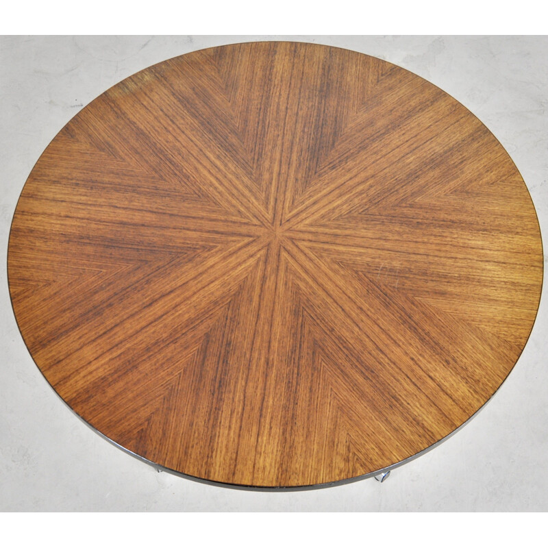 Vintage Round Dining Table by Ico Parisi for MIM 1950s