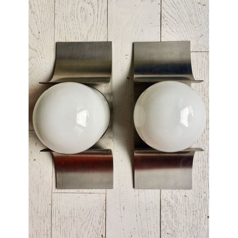 Pair of vintage wall lights by Jordi Vilanova 1960s