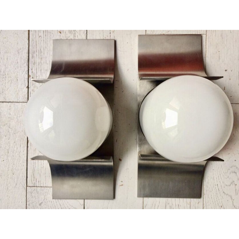 Pair of vintage wall lights by Jordi Vilanova 1960s