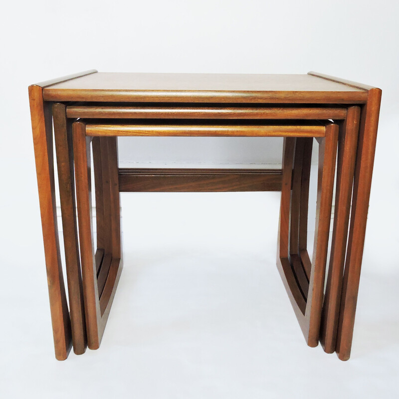 Vintage teak nesting tables by Robert Bennett for G-Plan 1960