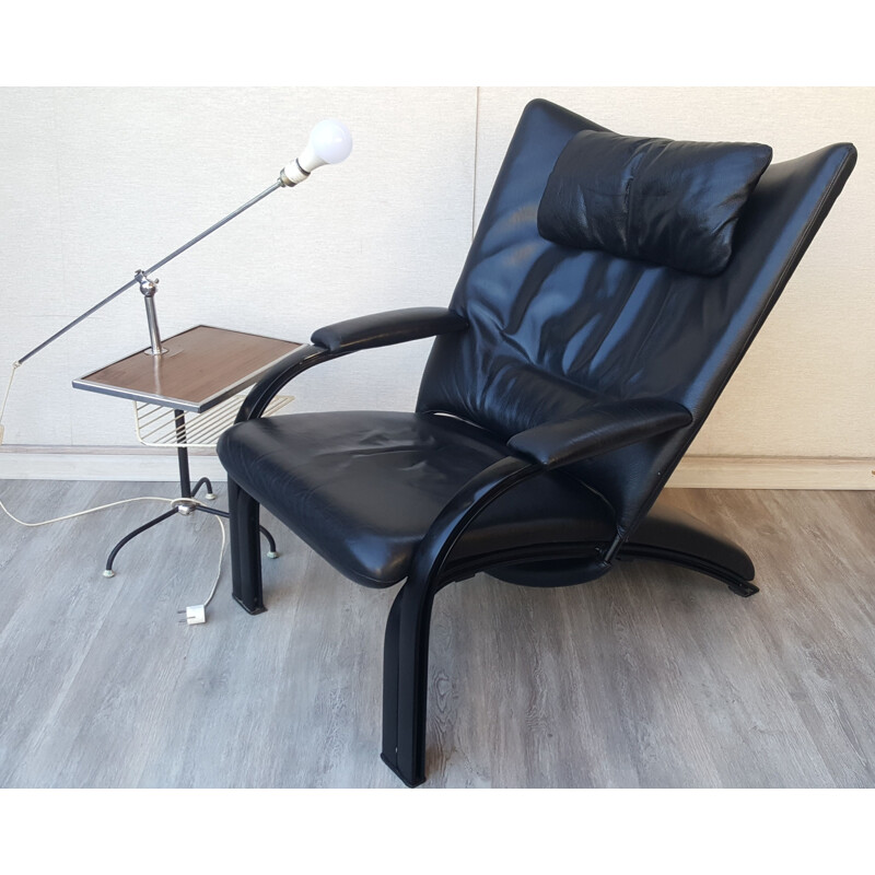 Vintage leather armchair for WK Wohnen