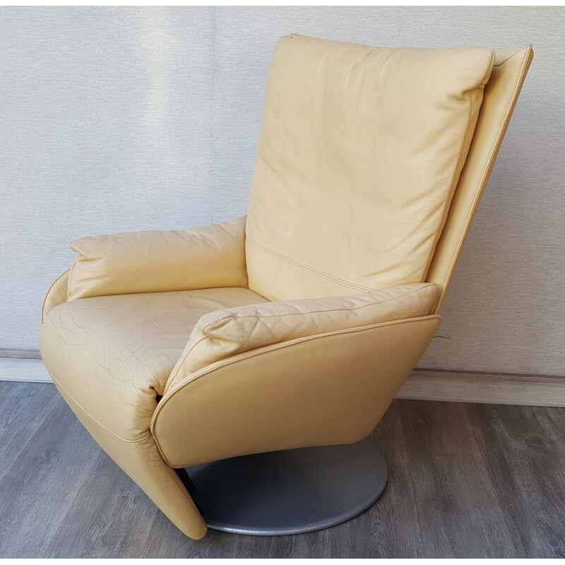 Vintage leather armchair for WK Wohnen