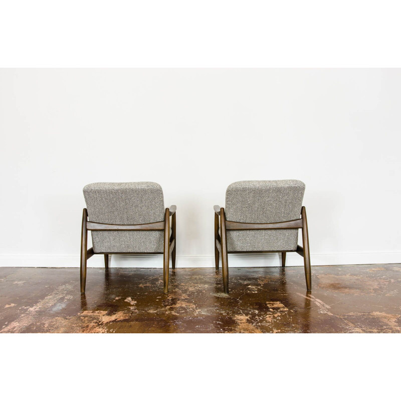 Pair of vintage armchairs GFM-64 by Edmund Homa 1960