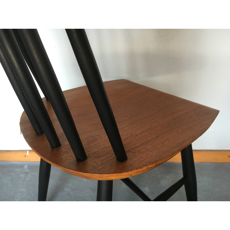 Set of  6 chairs "Fanett" in teak, Ilmari TAPIOVAARA - 1960s