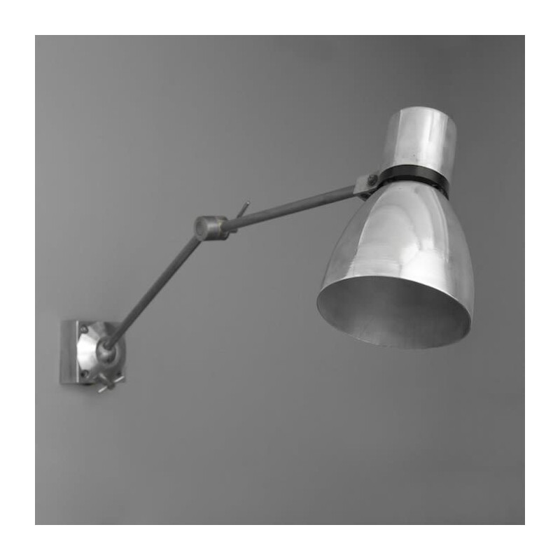 Lampes vintage de machinistes Eastern Bloc 1950