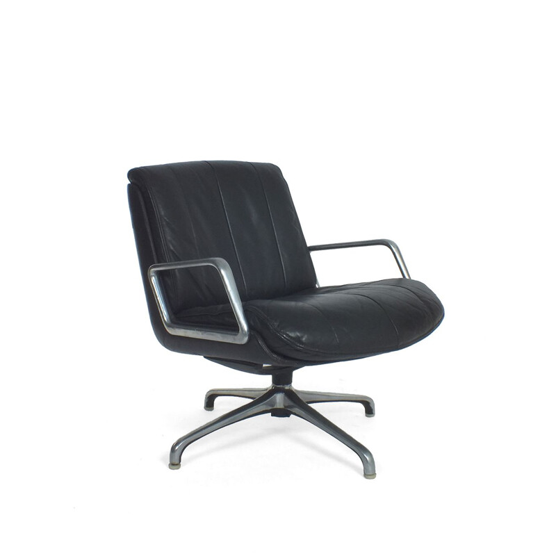 Saporiti 1970 vintage draaibare fauteuil