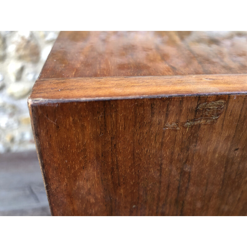 Vintage rosewood chest of drawers 1970s