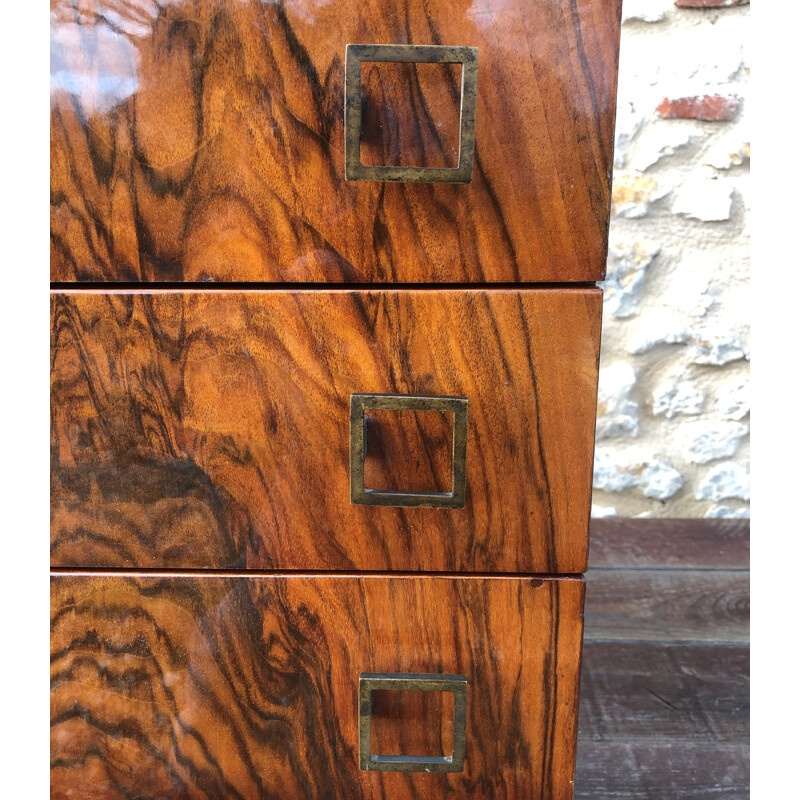 Vintage rosewood chest of drawers 1970s