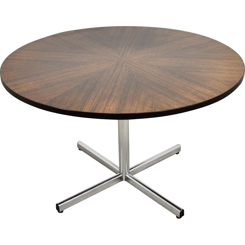 Vintage Round Dining Table by Ico Parisi for MIM 1950s