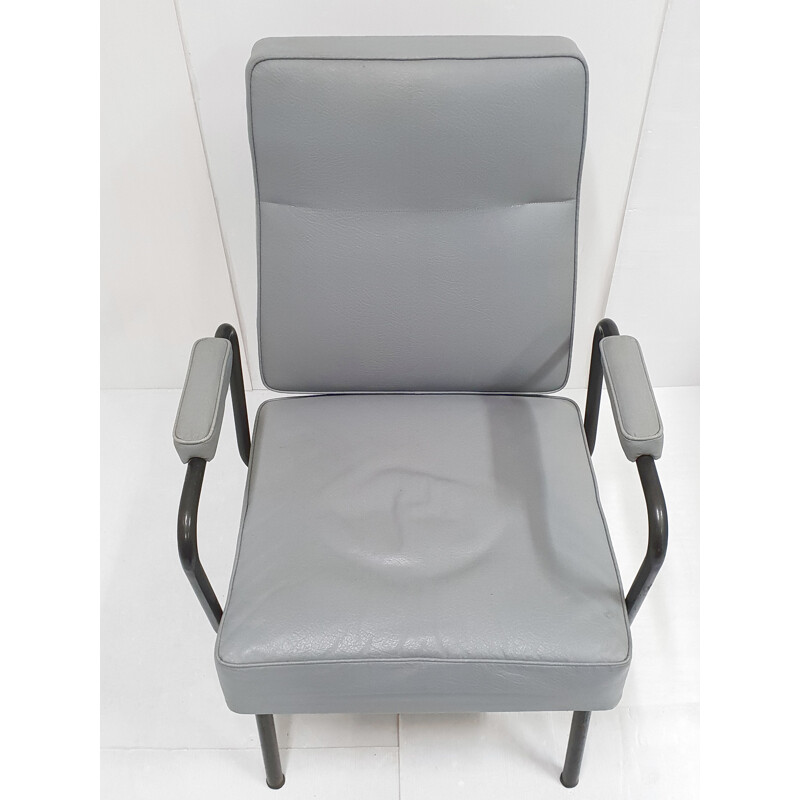 Vintage fauteuil van Jacques Hitier voor Tubauto