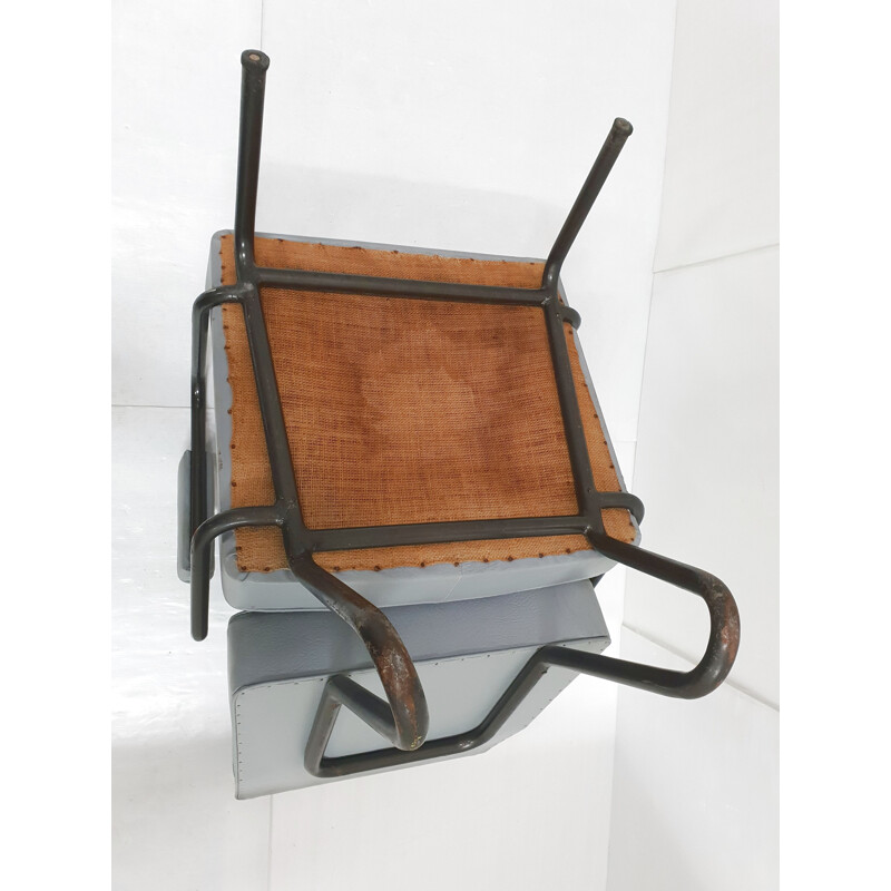 Vintage armchair by Jacques Hitier for Tubauto