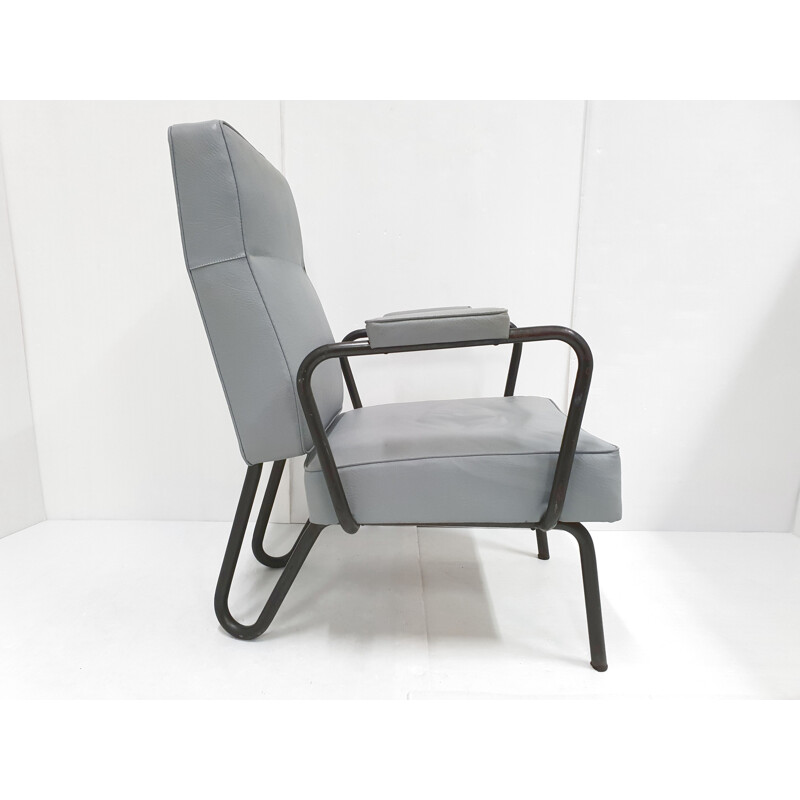 Vintage armchair by Jacques Hitier for Tubauto