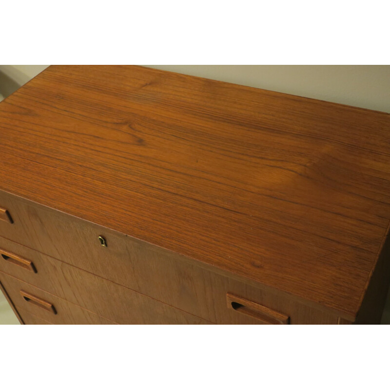 Mid-Century Teak Chest of Drawers Danish 1960s