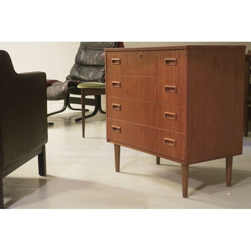 Mid-Century Teak Chest of Drawers Danish 1960s