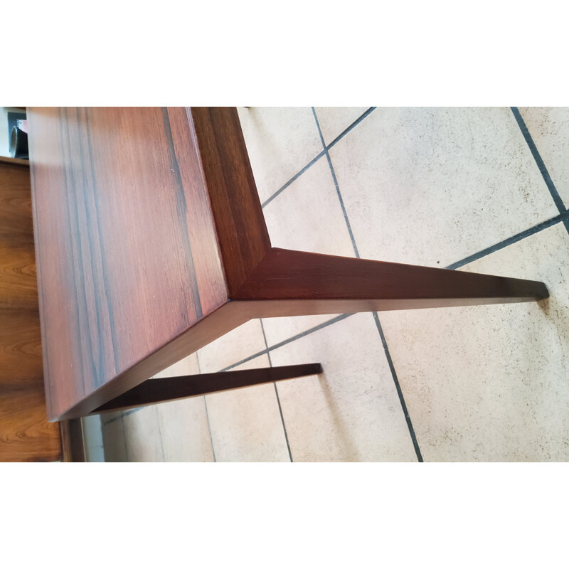 Vintage rosewood table by Severin Hansen, 1960