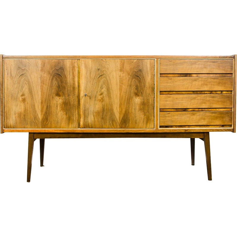 Vintage sideboard by S. Albracht for Bydgoskie Fabryki Mebli 1960