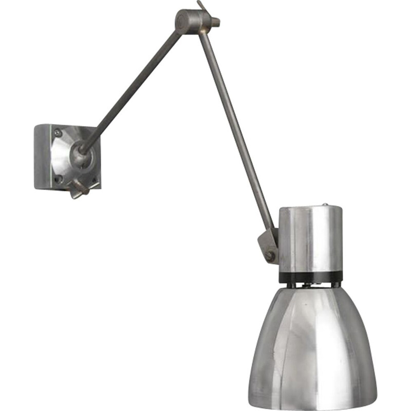 Lampes vintage de machinistes Eastern Bloc 1950
