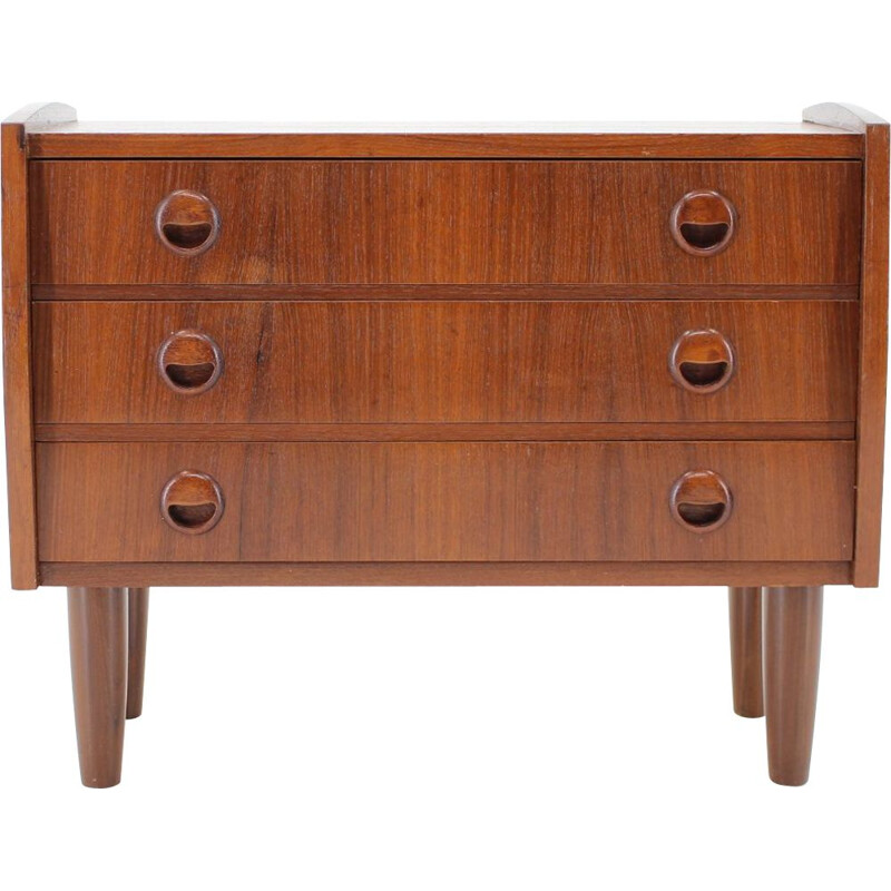 Vintage Teak Chest of Drawers Danish 1960s