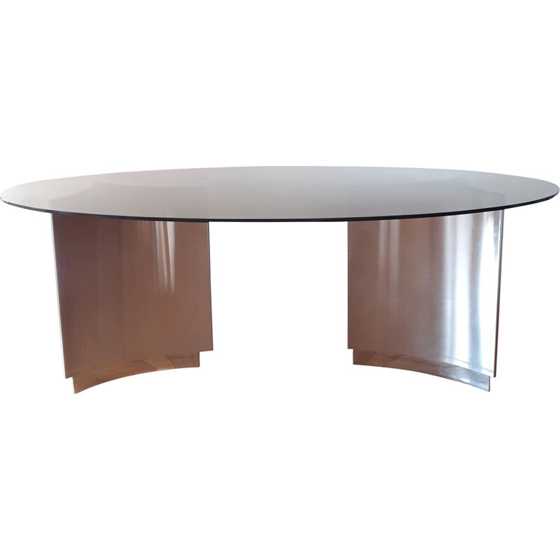 Grande table vintage pour 8 personnes 1970