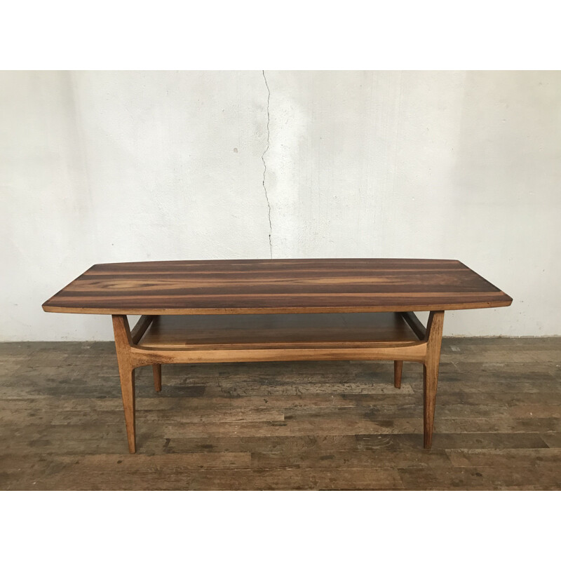 Vintage blasse table in Scandinavian walnut 1960s