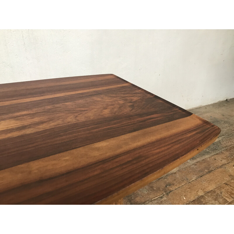 Vintage blasse table in Scandinavian walnut 1960s