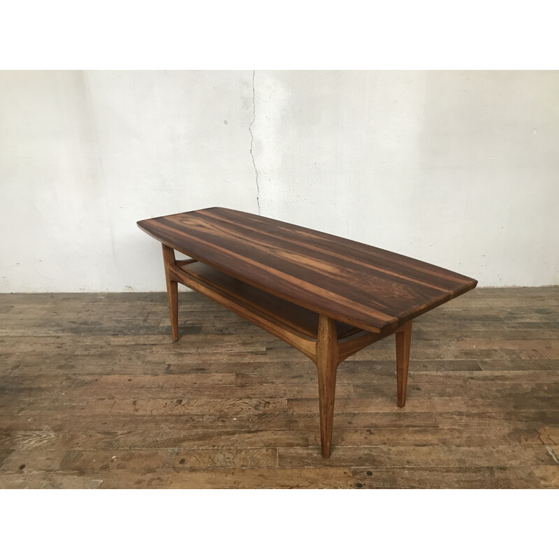 Vintage blasse table in Scandinavian walnut 1960s