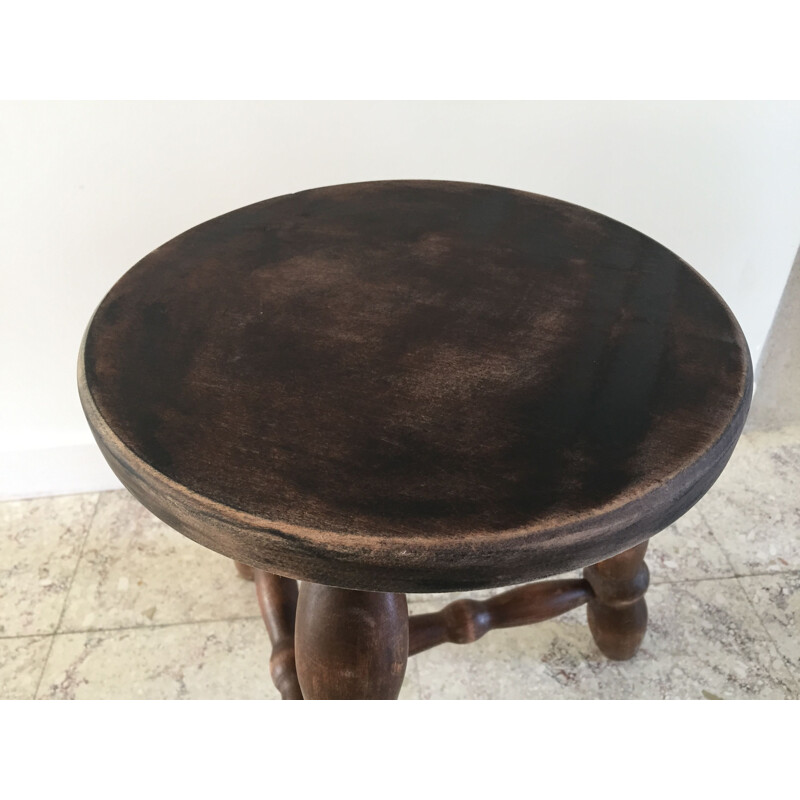 Vintage low stool Tripod