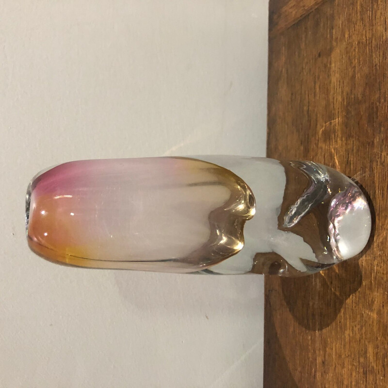 Vintage Murano pink vase 1950s