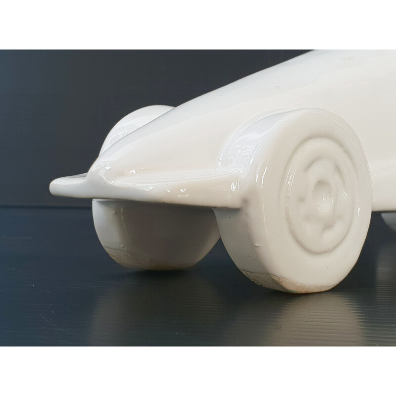 Vintage ceramic car lamp, 1970