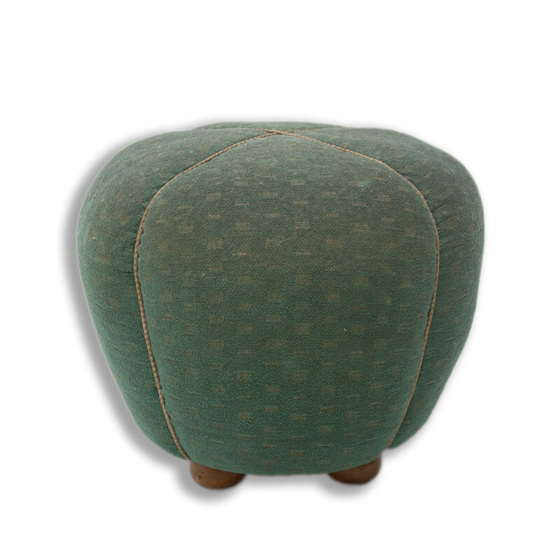 Pouf vintage di Jindřich Halabala Cecoslovacchia 1950