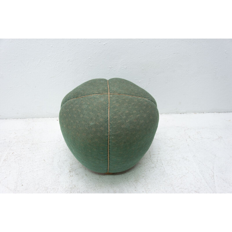 Vintage pouffe by Jindřich Halabala Czechoslovakia 1950s