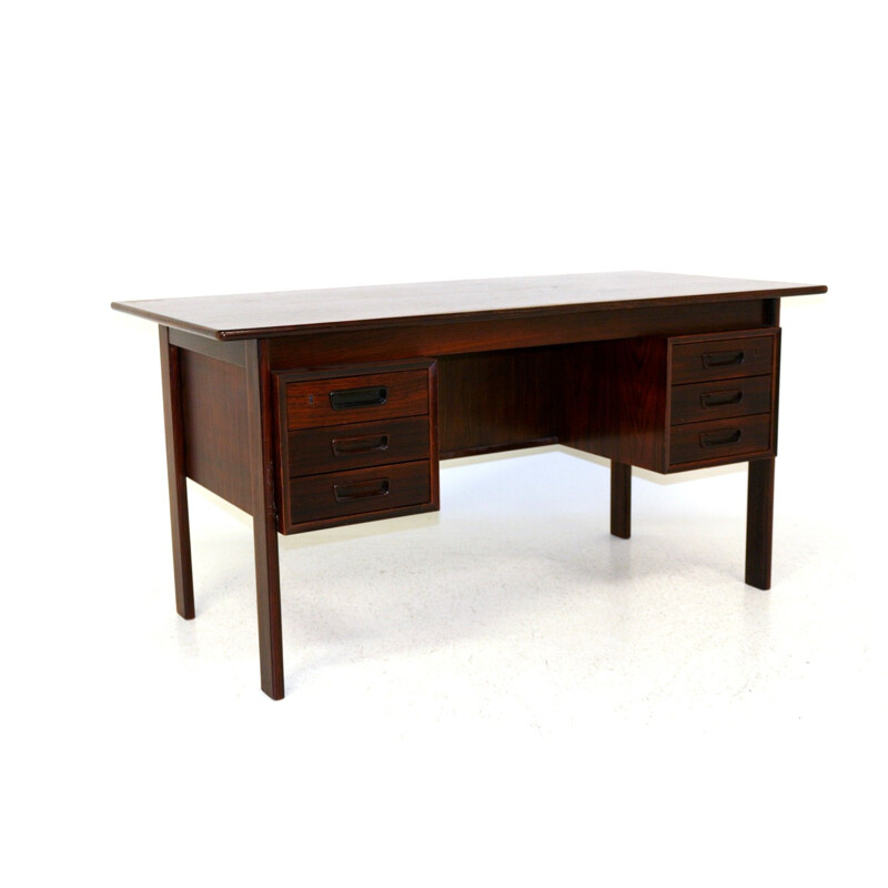 Vintage rosewood desk Denmark 1960s