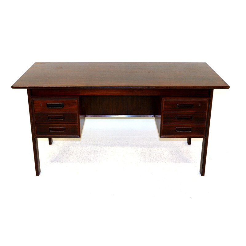 Vintage rosewood desk Denmark 1960s