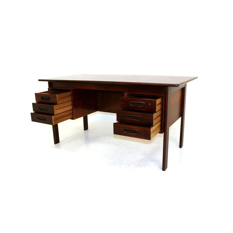 Vintage rosewood desk Denmark 1960s