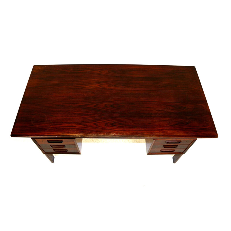 Vintage rosewood desk Denmark 1960s