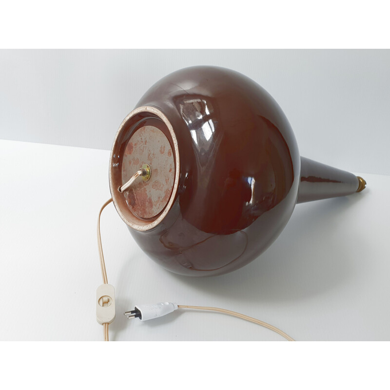 Pied de lampe vintage en céramique 1960
