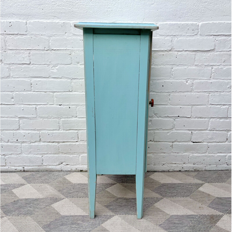 Small Vintage Painted Cabinet 1950s