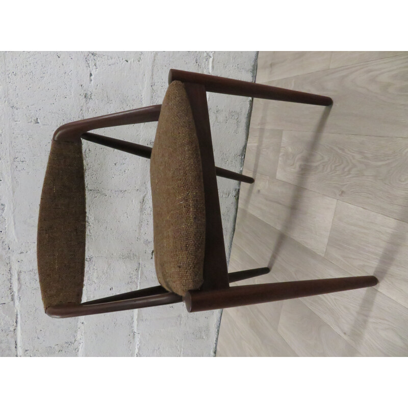 Vintage Kai Kristiansen Scandinavian teak chair 1960s