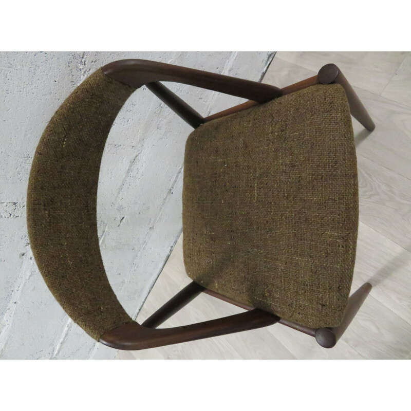 Vintage Kai Kristiansen Scandinavian teak chair 1960s