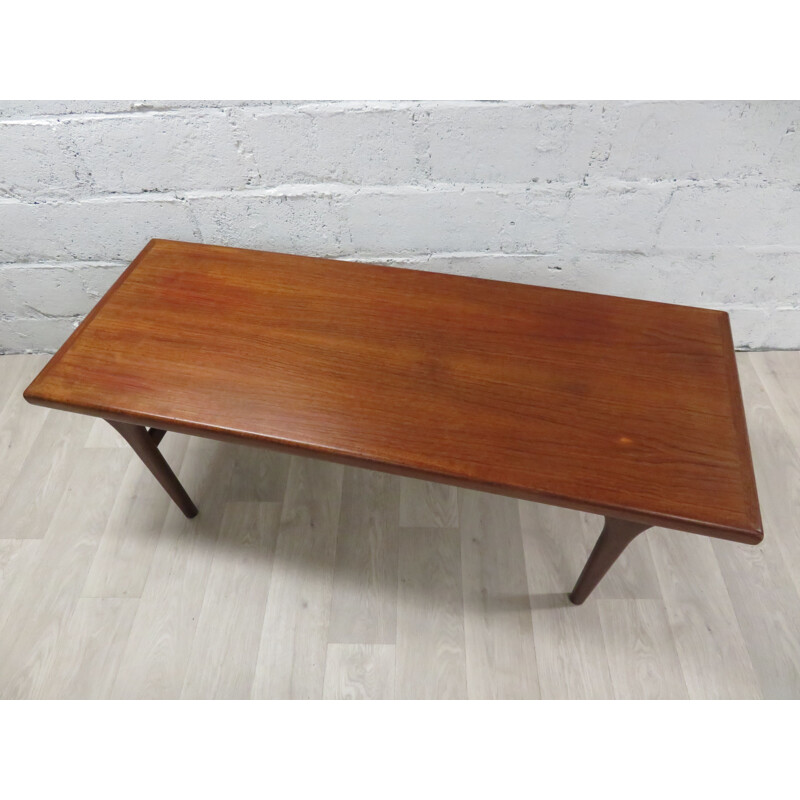 Vintage teak coffee table scandinavian 1960s